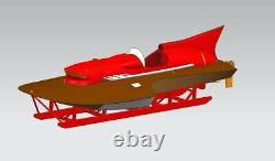 Ferrari ARNO. XI F1 RACING BOAT 830 mm RC wood model ship kit