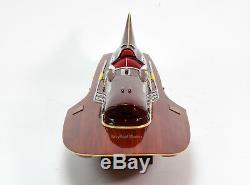 Ferrari Hydroplane 31 Handcrafted Wooden Racing Boat Model