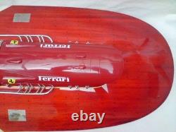 Ferrari Hydroplane 34 Beautiful Wooden Model Boat L50 Xmas Gift Free Shipping
