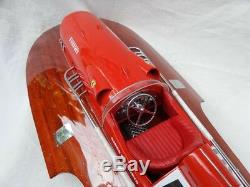Ferrari Hydroplane L80 Wooden Speed Boat High Quality Wood Model Boat Ship
