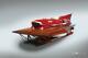 Ferrari Hydroplane Scale 1/10 31.4 Ted Wood Model Boat Kit Equipped With Motor