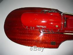 Ferrari Hydroplane high quality hand craft wooden model ship speed boat 32