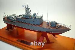 Finished model of Mukha class missile boat (USSR) 1/150 scale
