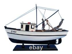 Forrest Gump -Jenny- Shrimp Model Boat, Wood 16 Long x 5 Wide x 12 High