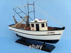 Forrest Gump -Jenny- Shrimp Model Boat, Wood 16 Long x 5 Wide x 12 High