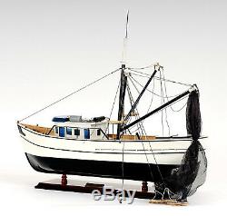 Forrest Gump Louisiana Shrimp Fishing Boat 25 Built Wood Model Ship Assembled