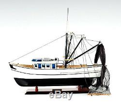 Forrest Gump Louisiana Shrimp Fishing Boat 25 Built Wood Model Ship Assembled