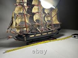 Fragata Espanola Ano 1780 Spanish Naval War Ship Replica Sail Boat Model Wood