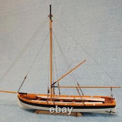 Frame Boat Model Building Kit Classic Skiff Wood Lifeboat