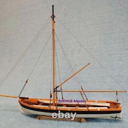 Frame Boat Model Building Kit Classic Skiff Wood Lifeboat
