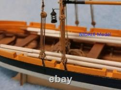 Frame Boat Model Building Kit Classic Skiff Wood Lifeboat