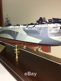 Franklin Mint U. S. S. Yorktown Aircraft Carrier Ship Model CV-10