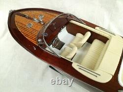 Free Shipping High Quality Riva Aquarama Lamborghini L70cm Wood Model Boat 26