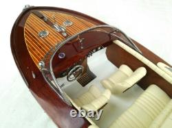 Free Shipping High Quality Riva Aquarama Lamborghini L70cm Wood Model Boat 26