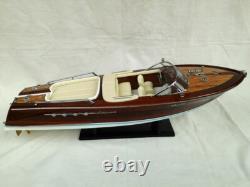 Free Shipping High Quality Riva Aquarama Lamborghini L70cm Wood Model Boat 26