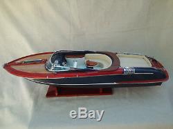 Free Shipping High Quality Riva Aquariva L67cm Wood Model Boat 26