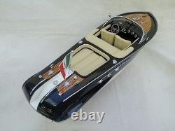Free Shipping New Riva Aquarama 21 Cream Seat Quality Wood Model Boat L50cm