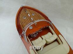 Free Shipping Quality Riva Aquarama 21 (L50cm) Cream Seat Wood Model Boat