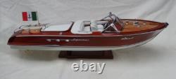 Free Shipping Riva Aquarama 21 White Seat Quality Wood Model Boat L50 Xmas Gift