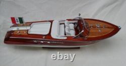 Free Shipping Riva Aquarama 21 White Seat Quality Wood Model Boat L50 Xmas Gift