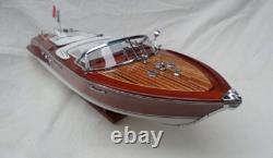Free Shipping Riva Aquarama 21 White Seat Quality Wood Model Boat L50 Xmas Gift