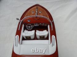 Free Shipping Riva Aquarama 21 White Seat Quality Wood Model Boat L50 Xmas Gift