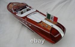 Free Shipping Riva Aquarama 21 White Seat Quality Wood Model Boat L50 Xmas Gift