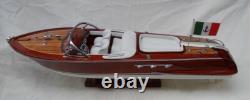 Free Shipping Riva Aquarama 21 White Seat Quality Wood Model Boat L50 Xmas Gift