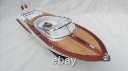 Free Shipping Riva Aquarama Gucci 26 Quality Wood Model Boat L70 Xmas Gift