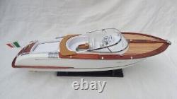 Free Shipping Riva Aquarama Gucci 26 Quality Wood Model Boat L70 Xmas Gift