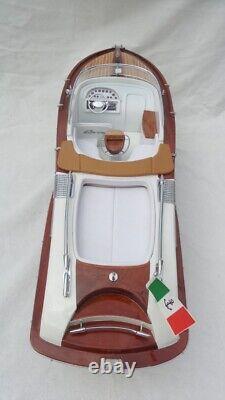 Free Shipping Riva Aquarama Gucci 26 Quality Wood Model Boat L70 Xmas Gift