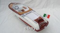 Free Shipping Riva Aquarama Gucci 26 Quality Wood Model Boat L70 Xmas Gift