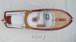 Free Shipping Riva Aquarama Gucci 26 Quality Wood Model Boat L70 Xmas Gift