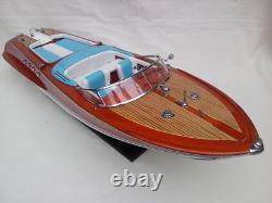 Free Shipping Riva Aquarama L70cm High Quality Wood Model Boat 26