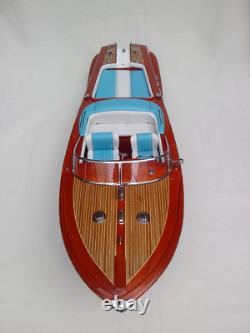 Free Shipping Riva Aquarama L70cm High Quality Wood Model Boat 26