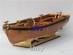 Full Ribs Armed Cannon Boat 1/36 Scale 42FT GUNBOAT Wood Ship Model Kit Shicheng