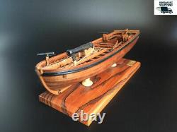 Full Ribs Armed Cannon Boat Scale 1/36 14 Wood Ship Model Kit Shicheng