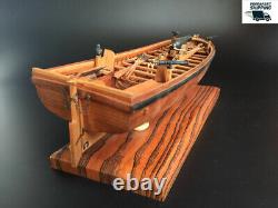 Full Ribs Armed Cannon Boat Scale 1/36 14 Wood Ship Model Kit Shicheng