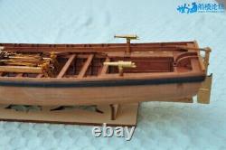 Full Ribs Armed Cannon Boat Scale 1/36 14 Wood Ship Model Kit Shicheng