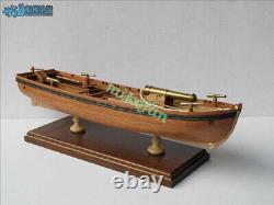 Full Ribs Armed Cannon Boat Scale 1/36 14 Wood Ship Model Kit Shicheng