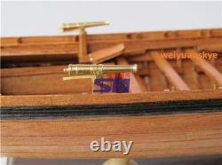 Full Ribs Armed Cannon Boat Scale 1/36 42FT Wood Ship Model Kit Shicheng