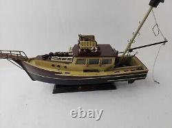 Fully Assembled Handcrafted 15 Long Model Boat, Replica of Orca from Jaws
