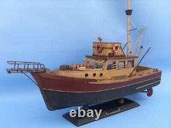 Fully Assembled Handcrafted 20 Long Model Boat, Replica of Orca from Jaws