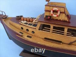 Fully Assembled Handcrafted 20 Long Model Boat, Replica of Orca from Jaws