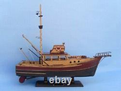 Fully Assembled Handcrafted 20 Long Model Boat, Replica of Orca from Jaws