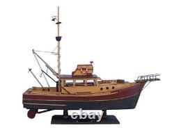 Fully Assembled Handcrafted 20 Long Model Boat, Replica of Orca from Jaws