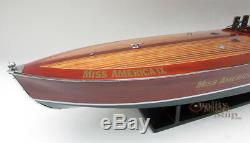 Gar Wood Miss America IX U-19 32 Handmade Wooden Model Racing Boat