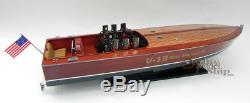 Gar Wood Miss America IX U-19 32 Handmade Wooden Model Racing Boat