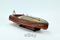 Gar Wood Speedster Miss Behave Handmade Wooden Classic Boat Model 32