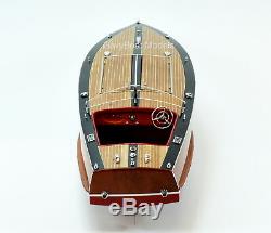 Gar Wood Speedster Miss Behave Handmade Wooden Classic Boat Model 32